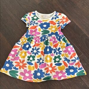 Colorful Floral Kids Dress